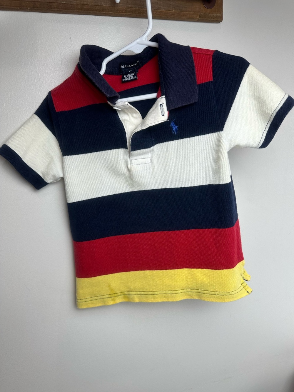 Ralph Lauren Toddlers Striped Polo Shirt